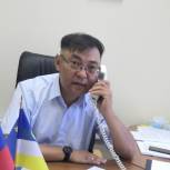 Депутат Госдумы Алдар Дамдинов провел дистанционный прием по своему избирательному округу