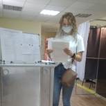 Студенты проголосовали на участке в Железнодорожном районе донской столицы