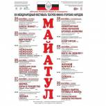 Четыре марийских театра представят свои постановки на фестивале «Майатул»