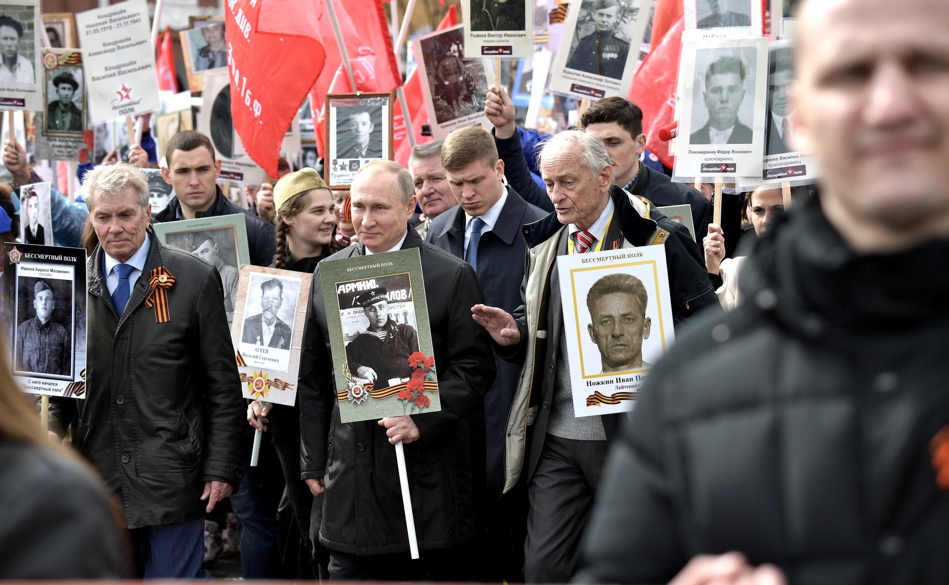 Фото бессмертного полка в москве