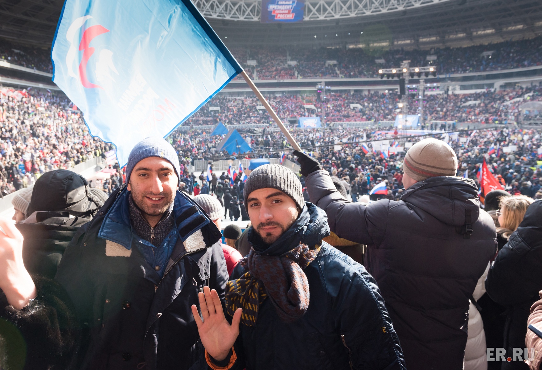  Представители ЕР приняли участие в митинге «За сильную Россию» в поддержку кандидата в Президенты РФ Владимира Путина
