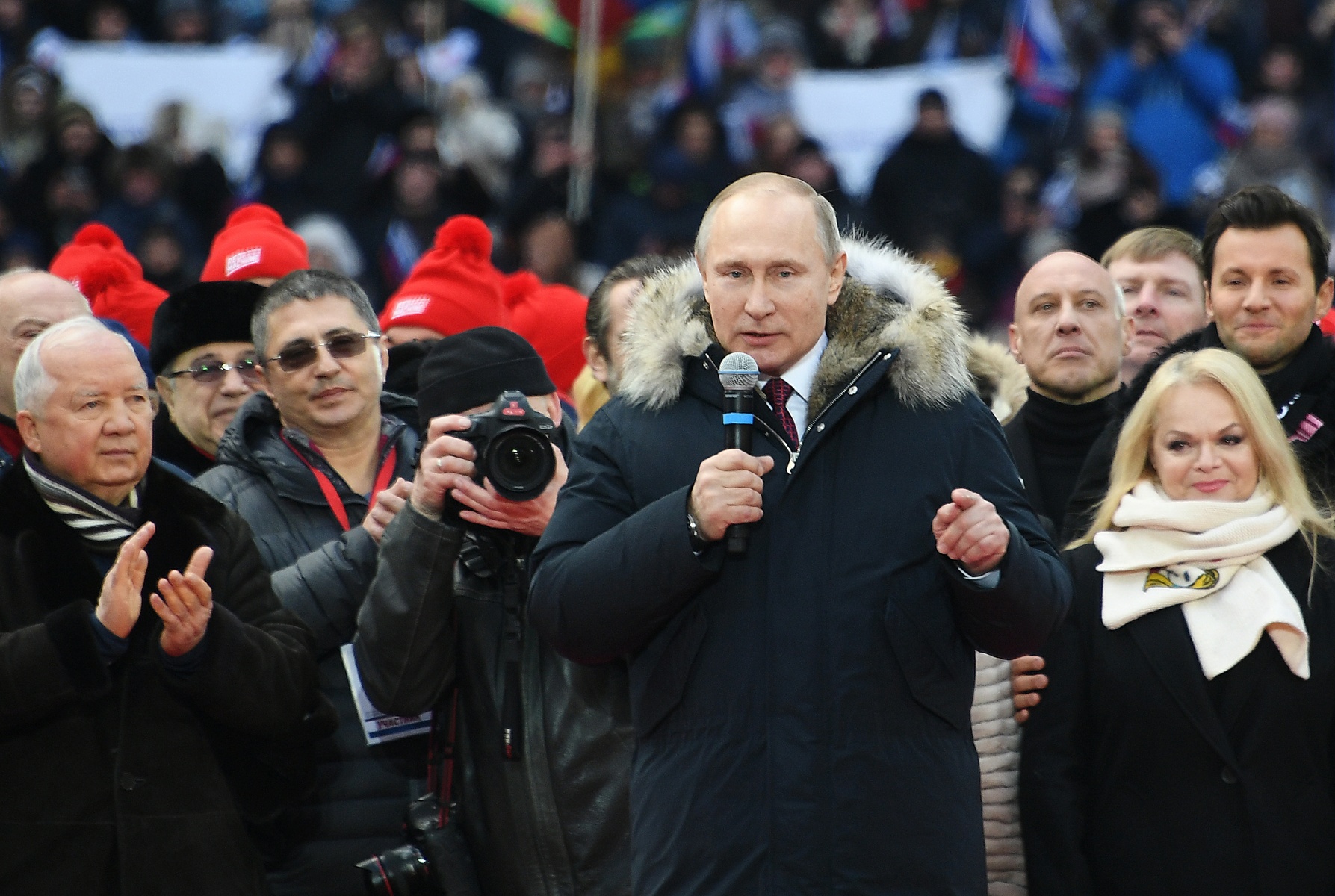 Фото путина с народом в хорошем качестве