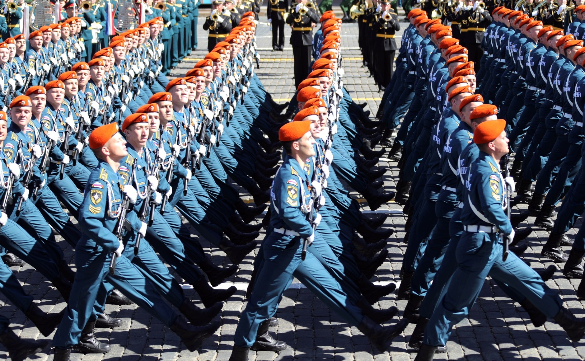 Военный парад в честь 73-й годовщины Победы в Великой Отечественной войне