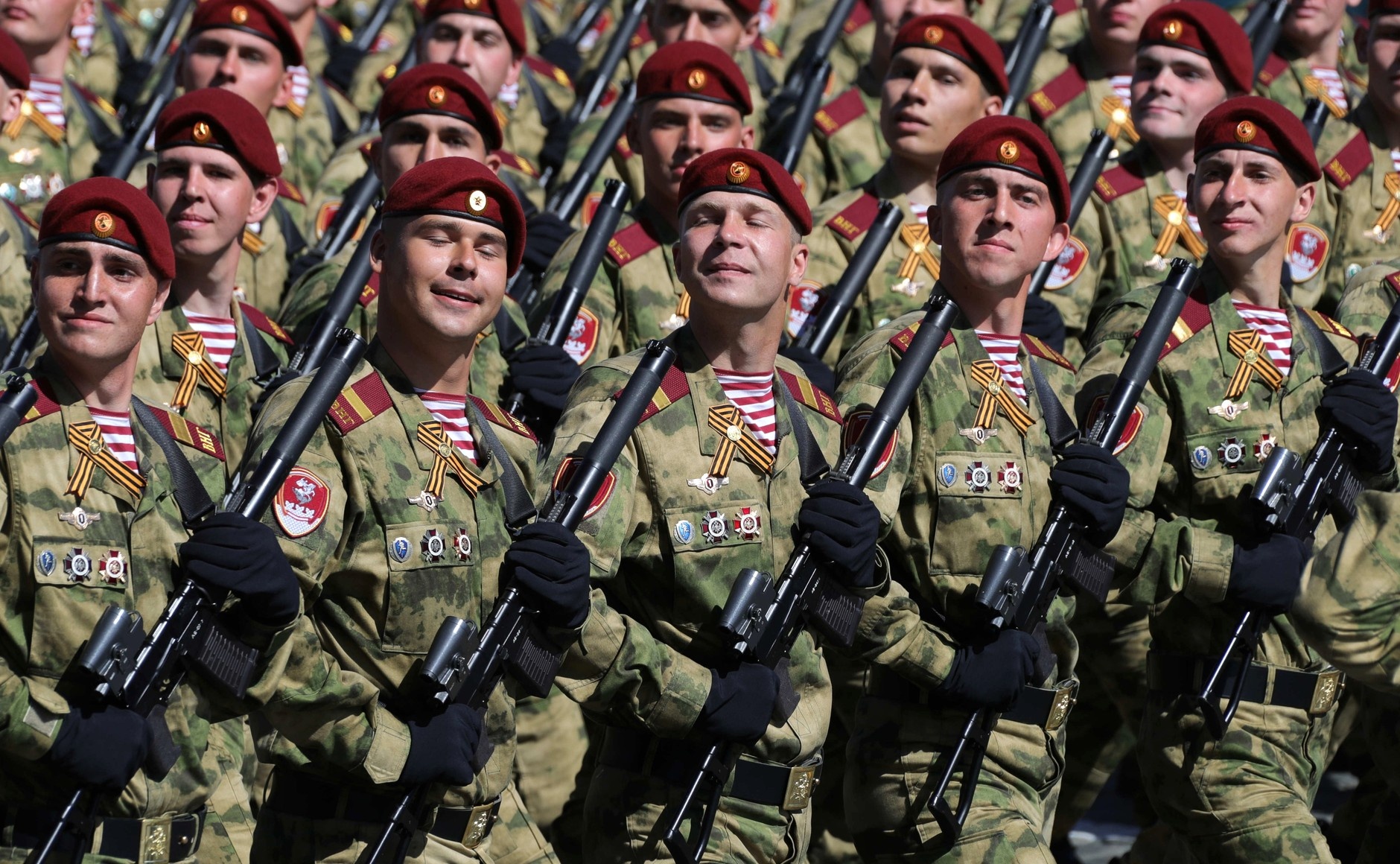  Военный парад в честь 73-й годовщины Победы в Великой Отечественной войне. Фото: пресс-службы Президента РФ