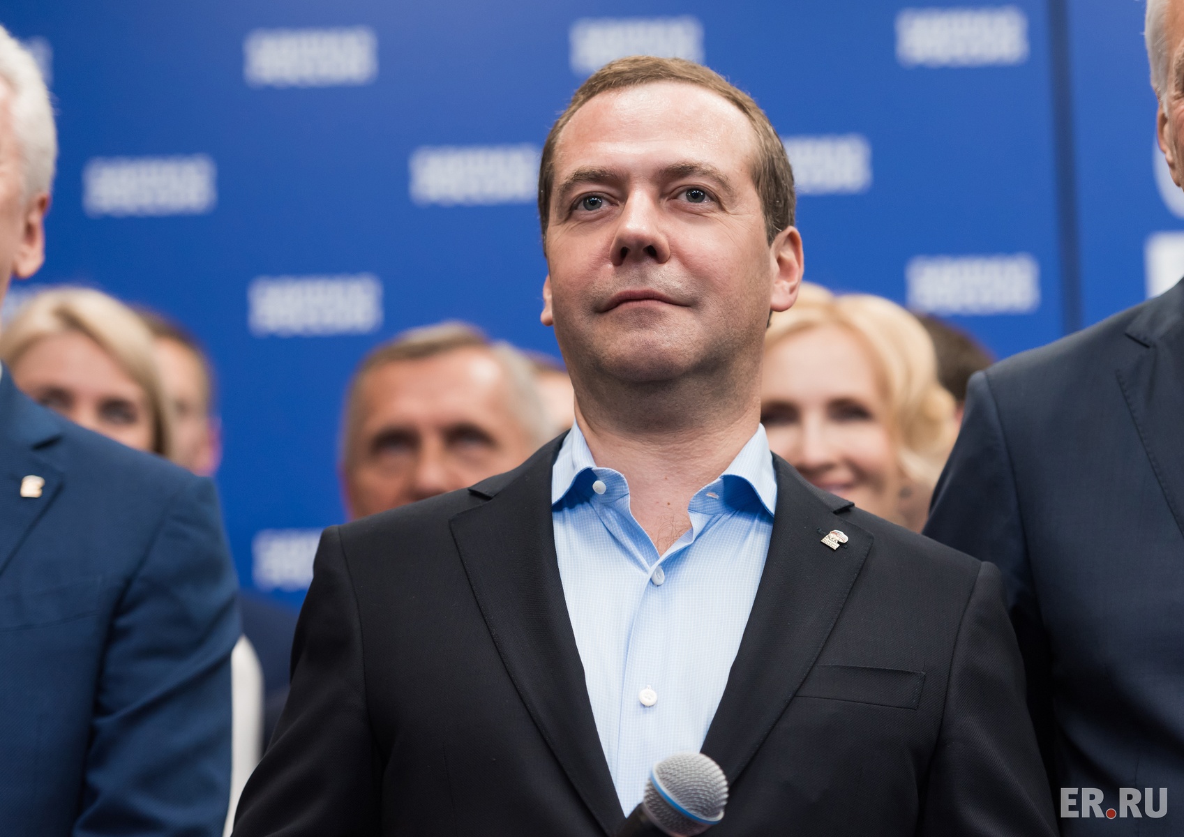  Дмитрий Медведев принял участие в итоговом селекторе с региональными отделениями ЕР, посвященном ЕДГ