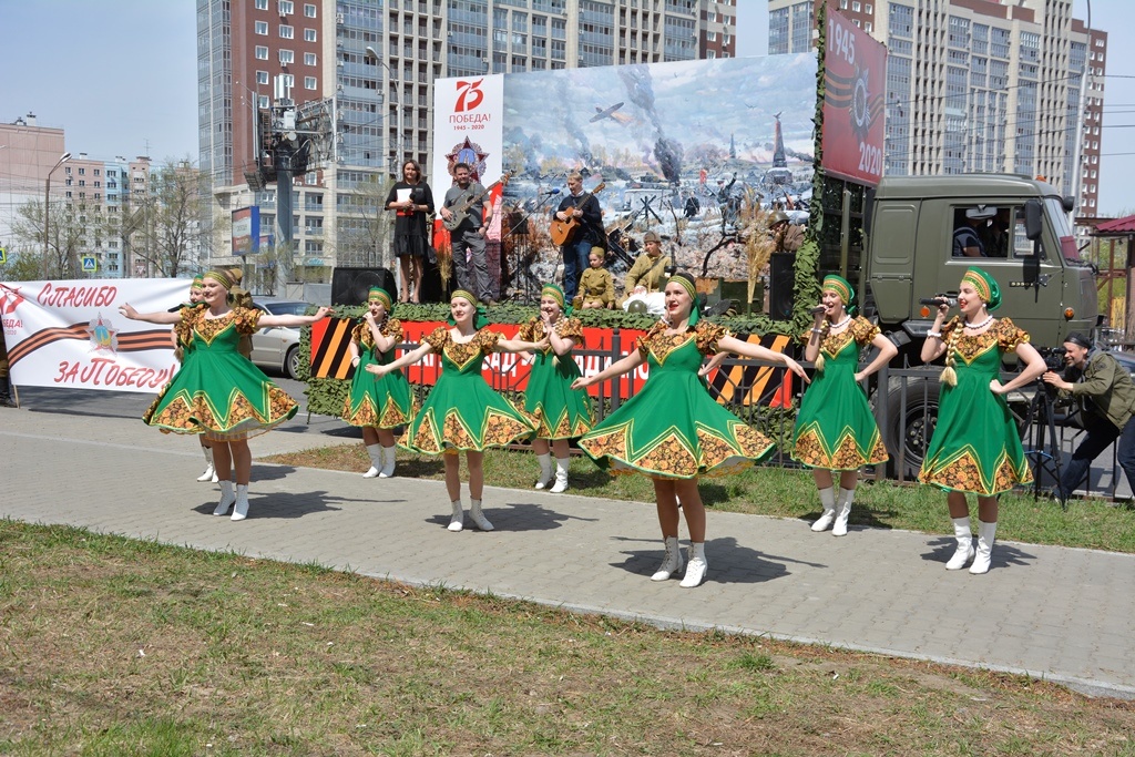 Празднование Дня Победы в городах России. Хабаровский край