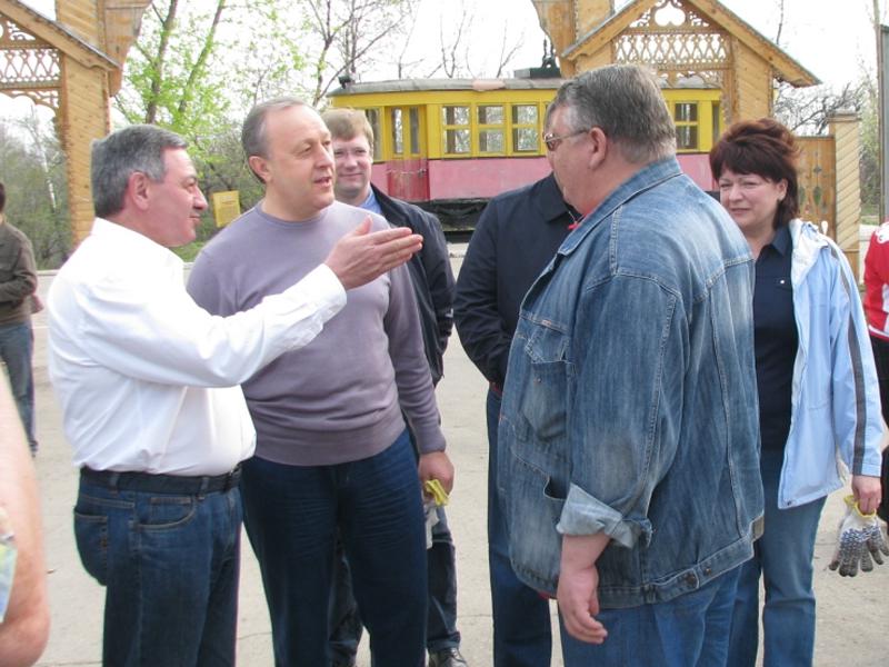 Субботник на Соколовой горе