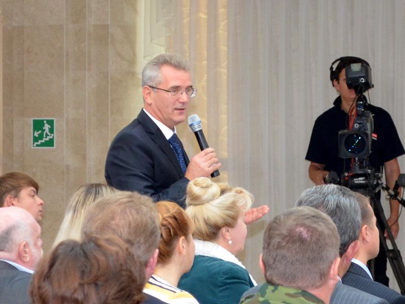 Встреча председателя партии Дмитрия Медведева с активом Пензенского отделения «Единой России» 12 сентября 2012 года