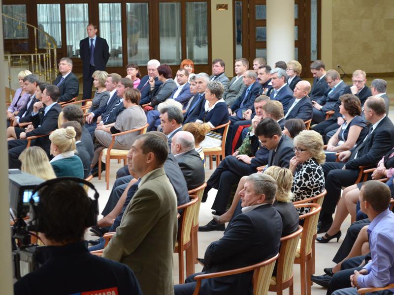 Встреча председателя партии Дмитрия Медведева с активом Пензенского отделения «Единой России» 12 сентября 2012 года