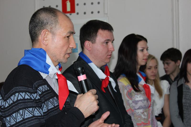 Посвящение школьников в "юные россияне"