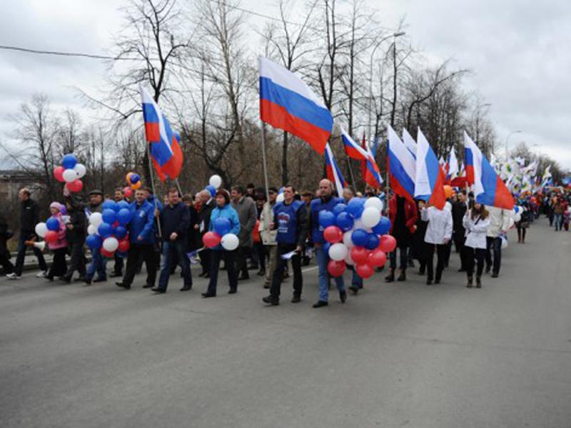 Первомайское шествие. Фото "Столица на Онего"