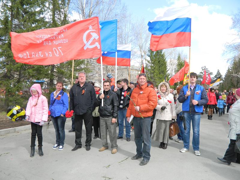 Новоуральск: Торжественное шествие в честь Дня победы