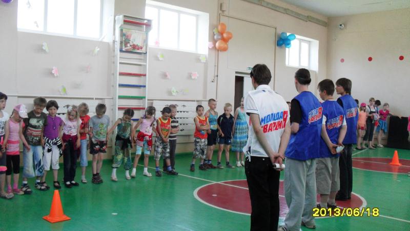 Новоуральские молодогвардейцы провели для ребят в лагере средней образовательной школы деревни Починок интересные и познавательные мероприятия