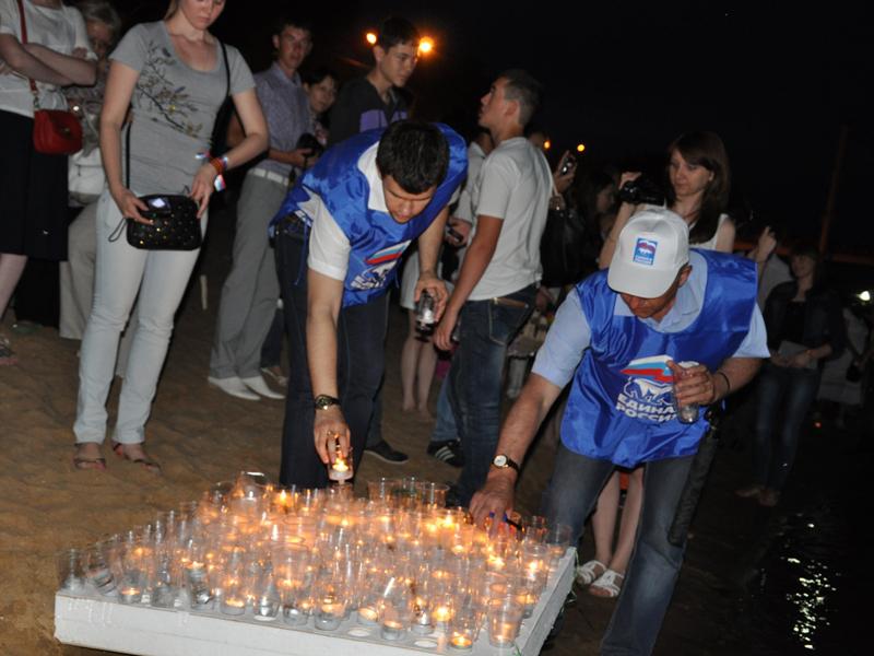 Акция «Свеча памяти» в Оренбурге