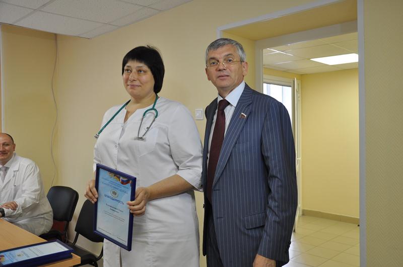 Посещение ДГБ №10 депутатом Государственной Думы РФ Александром Петровым