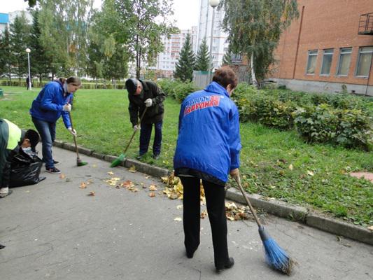 Первичное отделение "Дворцовое" провело субботник (25.10.2013)