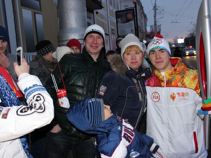 Огонь XXII зимних Олимпийских игр 2014 года в Приангарье