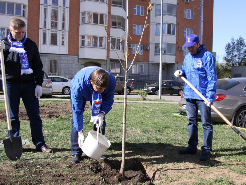 26.04.2014 Субботник "Миллион деревьев"