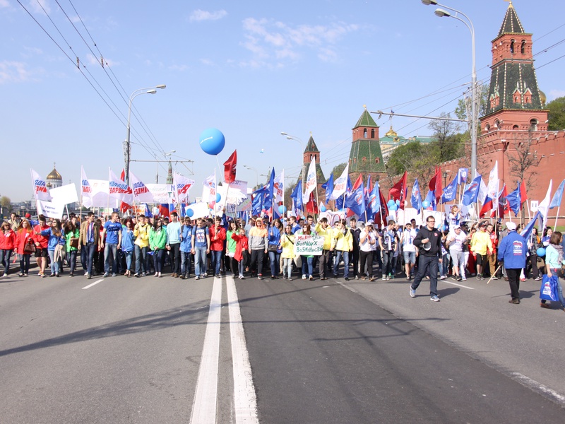 «Единая Россия», праздничное шествие 1 мая