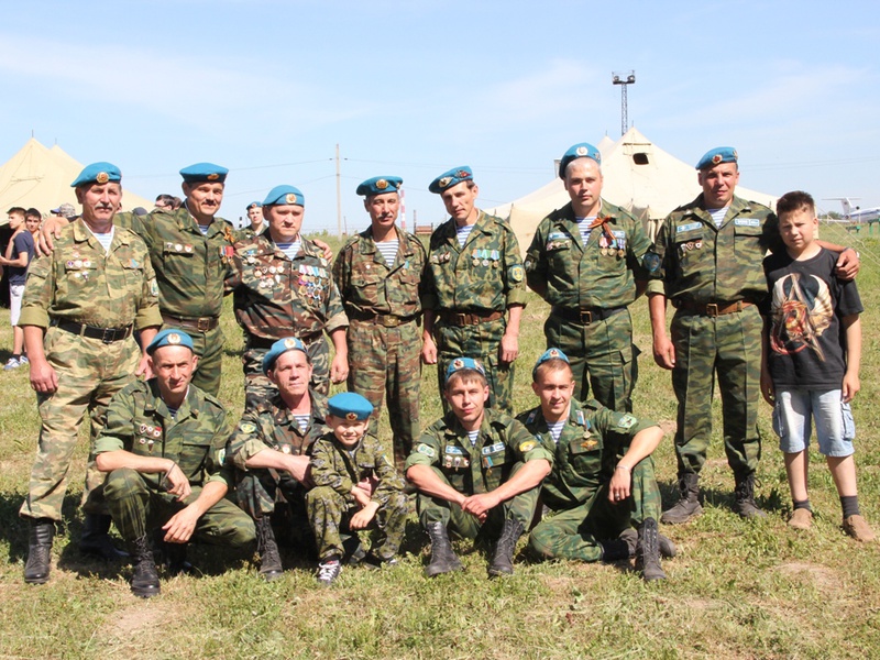 Открытие военно-патриотического лагеря Союза десантников Чувашии (02.06.2014)