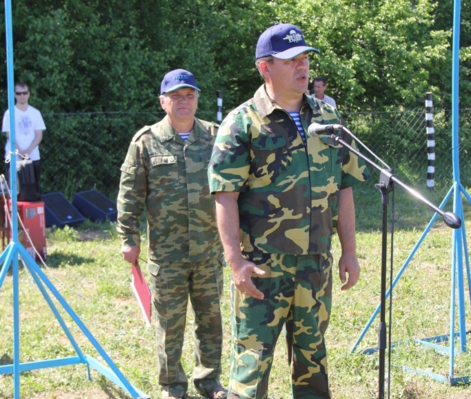 Открытие военно-патриотического лагеря Союза десантников Чувашии (02.06.2014)
