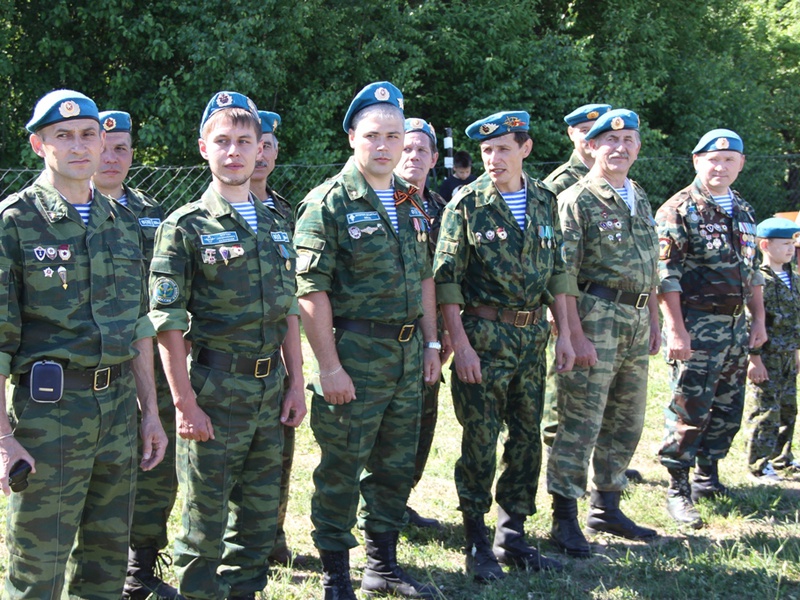 Открытие военно-патриотического лагеря Союза десантников Чувашии (02.06.2014)