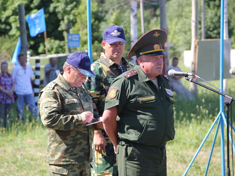 Открытие военно-патриотического лагеря Союза десантников Чувашии (02.06.2014)