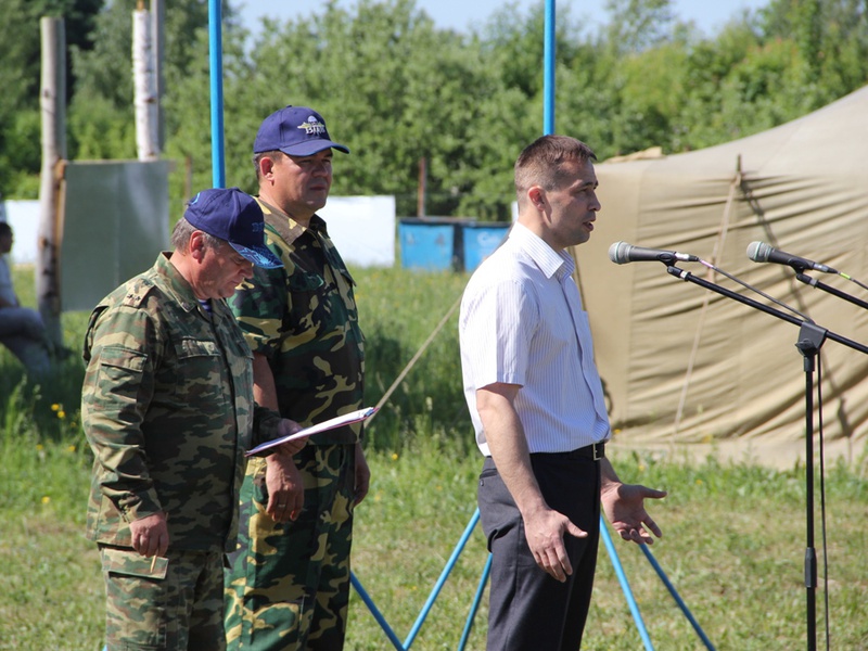 Открытие военно-патриотического лагеря Союза десантников Чувашии (02.06.2014)