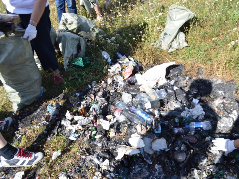 Субботник "Я за чистый пляж". Псков. 12 августа 2014