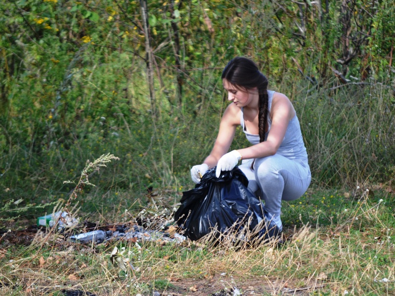 Субботник "Я за чистый пляж". Псков. 12 августа 2014