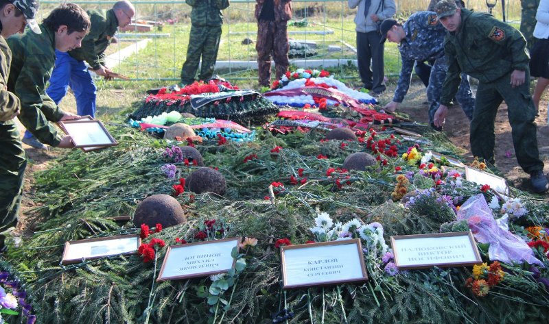 Молодогвардейцы Полевского вернули останки бойца Великой Отечественной войны
