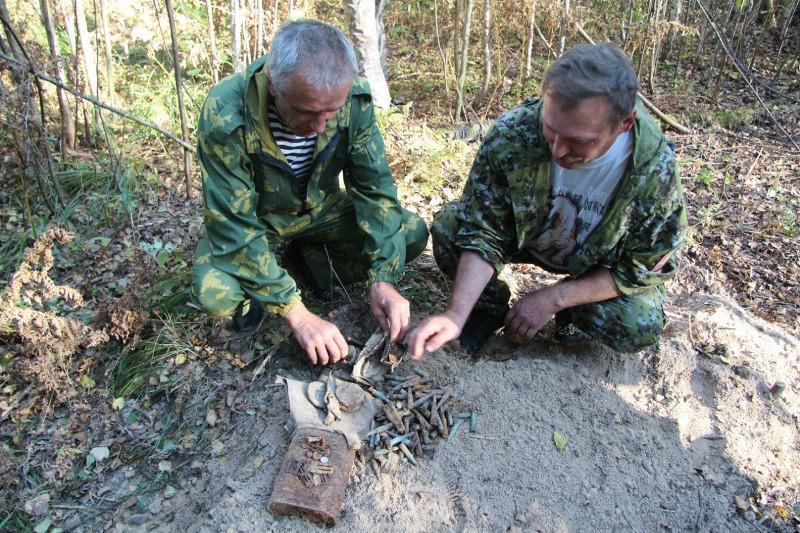 Молодогвардейцы Полевского вернули останки бойца Великой Отечественной войны