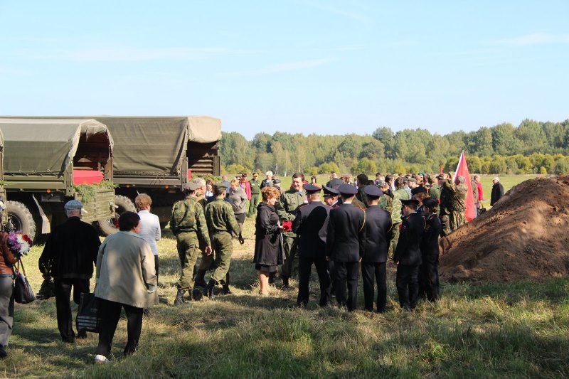 Молодогвардейцы Полевского вернули останки бойца Великой Отечественной войны