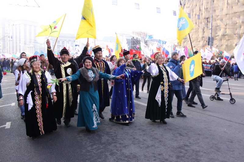 В Москве состоялся праздник: День народного единства (4.11.2014)