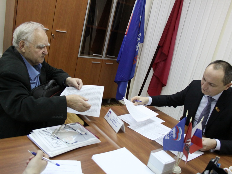 Прием у депутата Сорока О.И. 16.12.2014