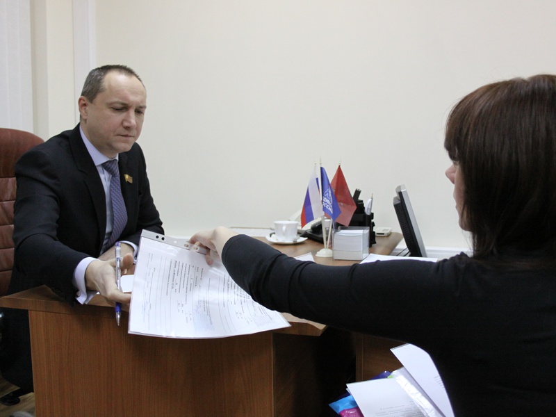 Прием у депутата Сорока О.И. 16.12.2014