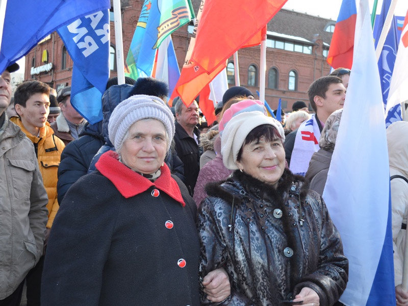 В Пензе прошел митинг, посвященный годовщине присоединения Крыма к России