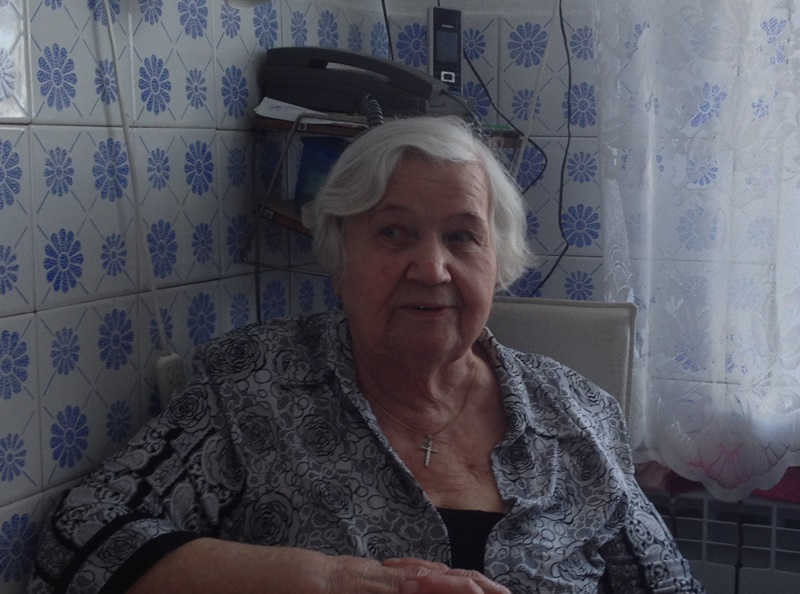 Встреча Виктора Шептия с ветераном Александрой Карасевой