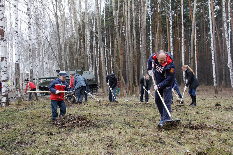 Субботник в Парке Победы, Чкаловское отделение