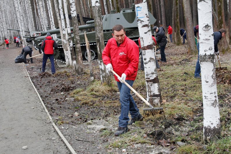 Субботник в Парке Победы, Чкаловское отделение