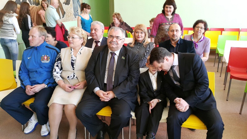 Открытие актового и спортивного залов в Асбесте