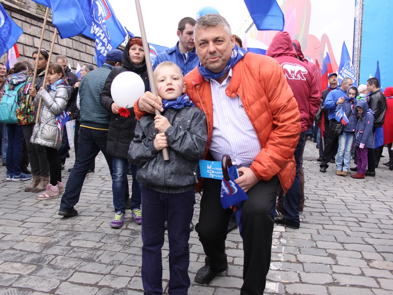 "ЕДИНАЯ РОССИЯ" на празднике весны и труда (1.05.2015)