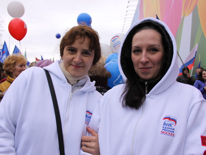 "ЕДИНАЯ РОССИЯ" на празднике весны и труда (1.05.2015)