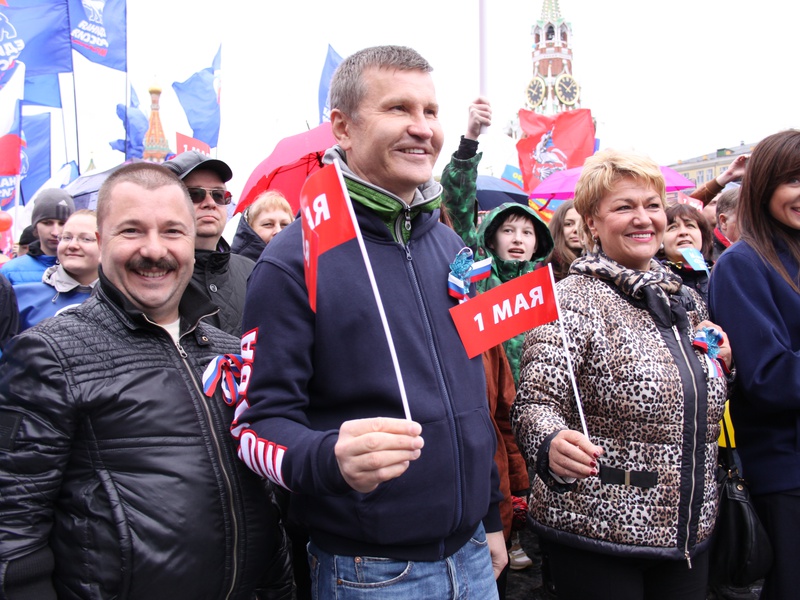 "ЕДИНАЯ РОССИЯ" на празднике весны и труда (1.05.2015)