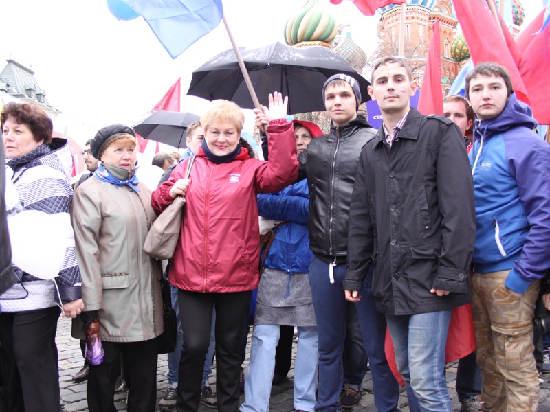 "ЕДИНАЯ РОССИЯ" на празднике весны и труда (1.05.2015)