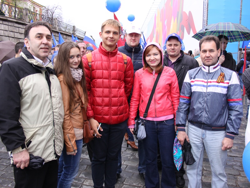 "ЕДИНАЯ РОССИЯ" на празднике весны и труда (1.05.2015)