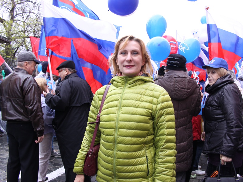 "ЕДИНАЯ РОССИЯ" на празднике весны и труда (1.05.2015)