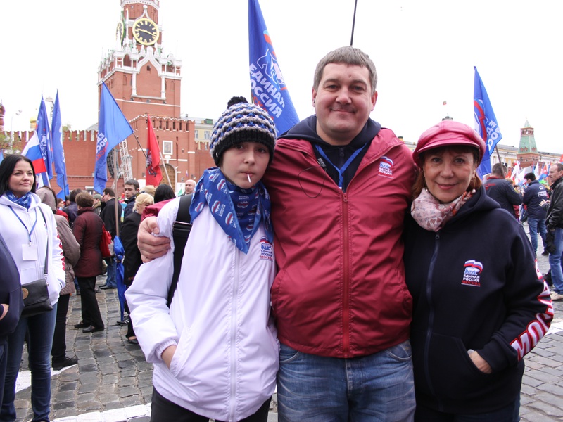 "ЕДИНАЯ РОССИЯ" на празднике весны и труда (1.05.2015)