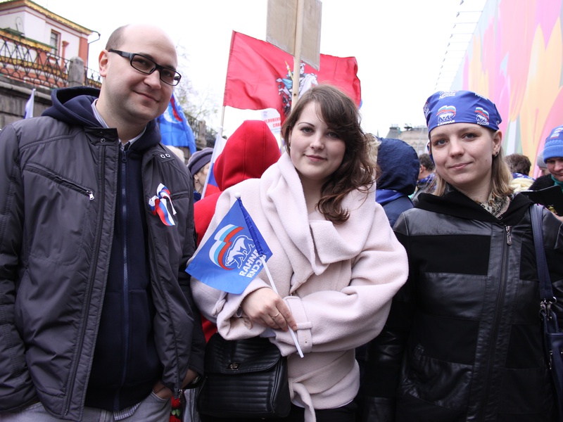 "ЕДИНАЯ РОССИЯ" на празднике весны и труда (1.05.2015)