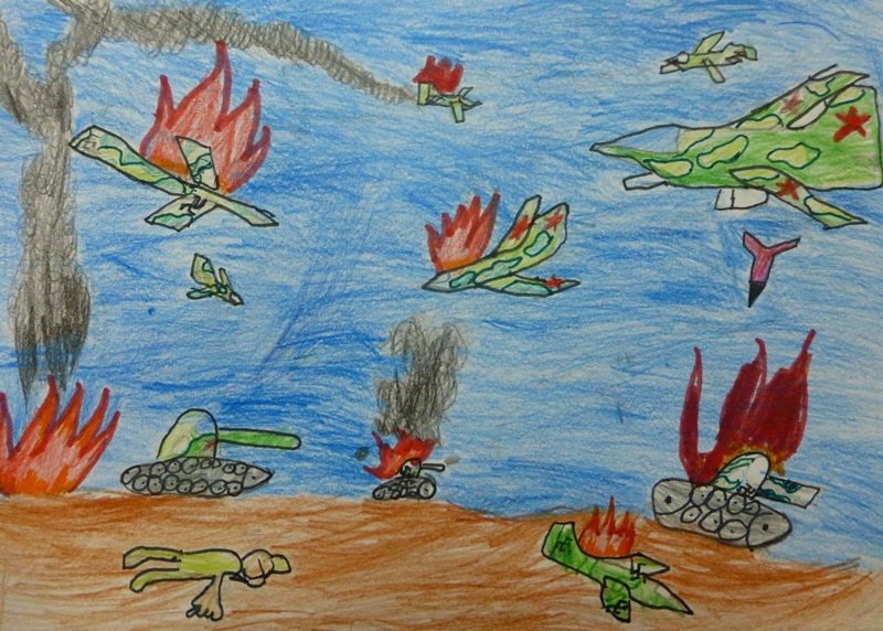 "Битва на Курской дуге", Дима Дмитрук (7 лет)